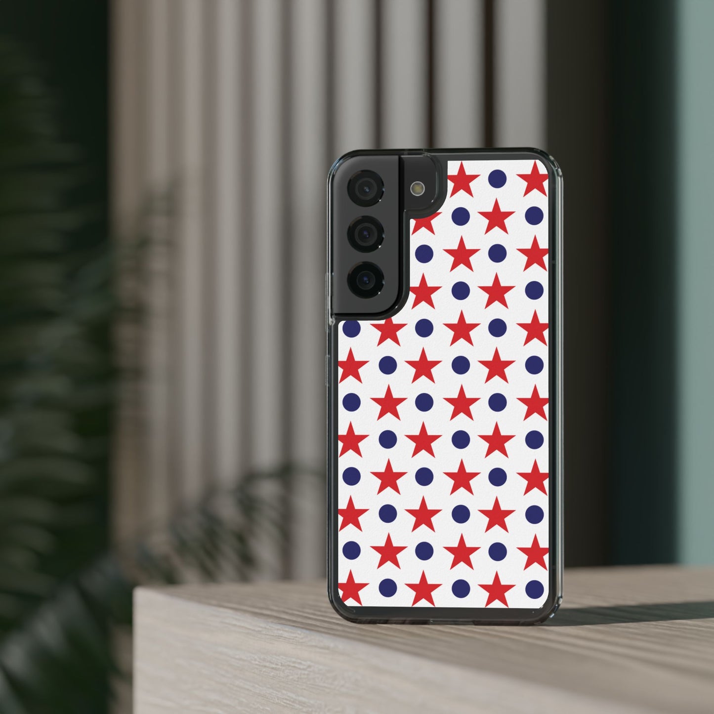 Patriotic Stars and Dots Phone Case