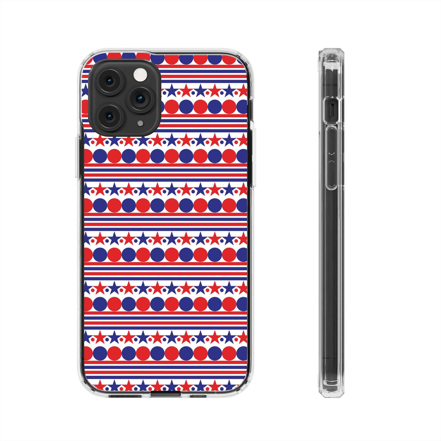 Patriotic Stripes and Stars Phone Case