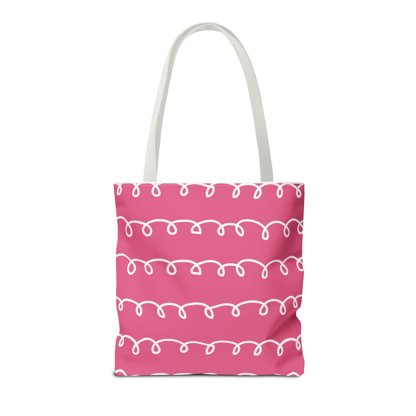 Pink Swirl Tote Bag