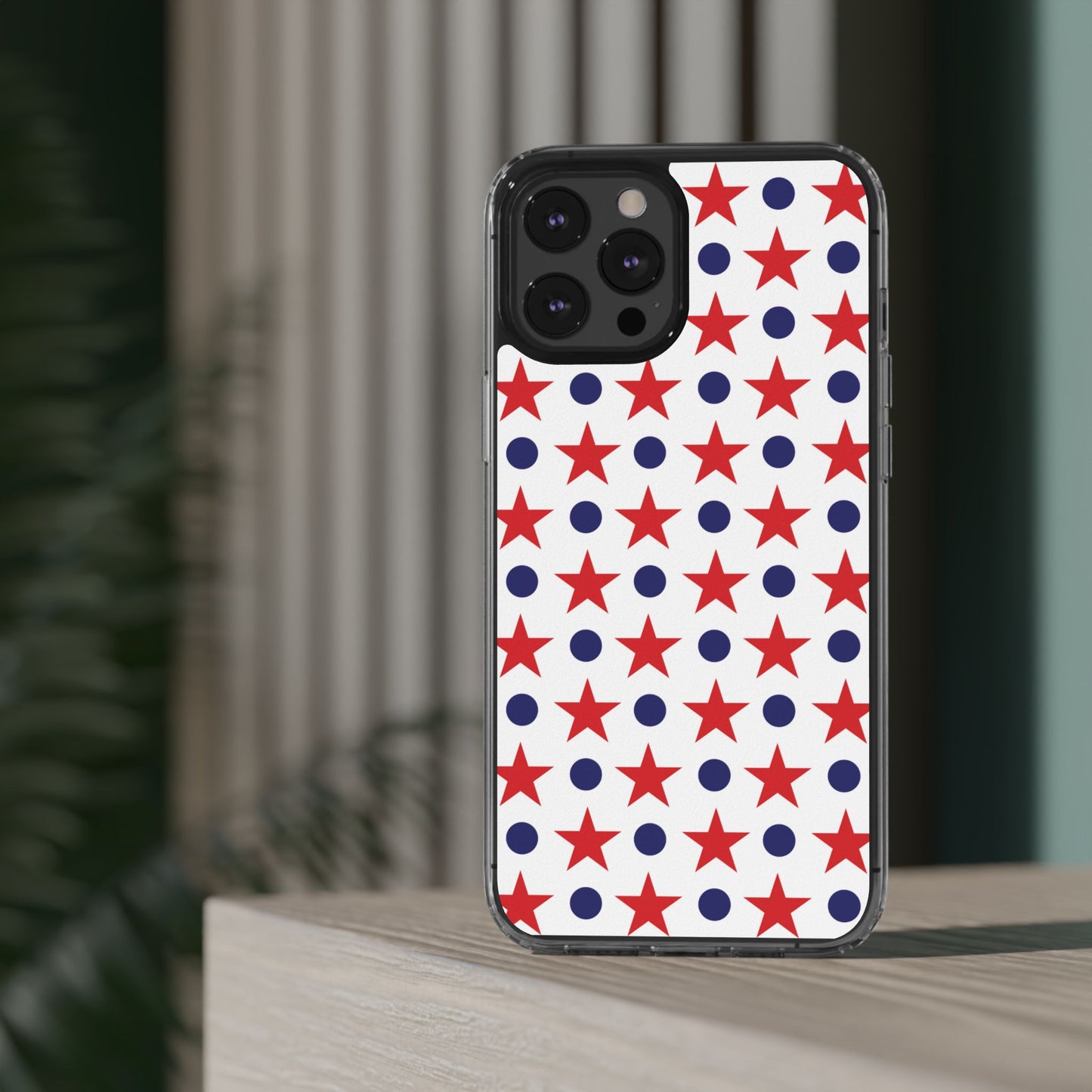 Patriotic Stars and Dots Phone Case