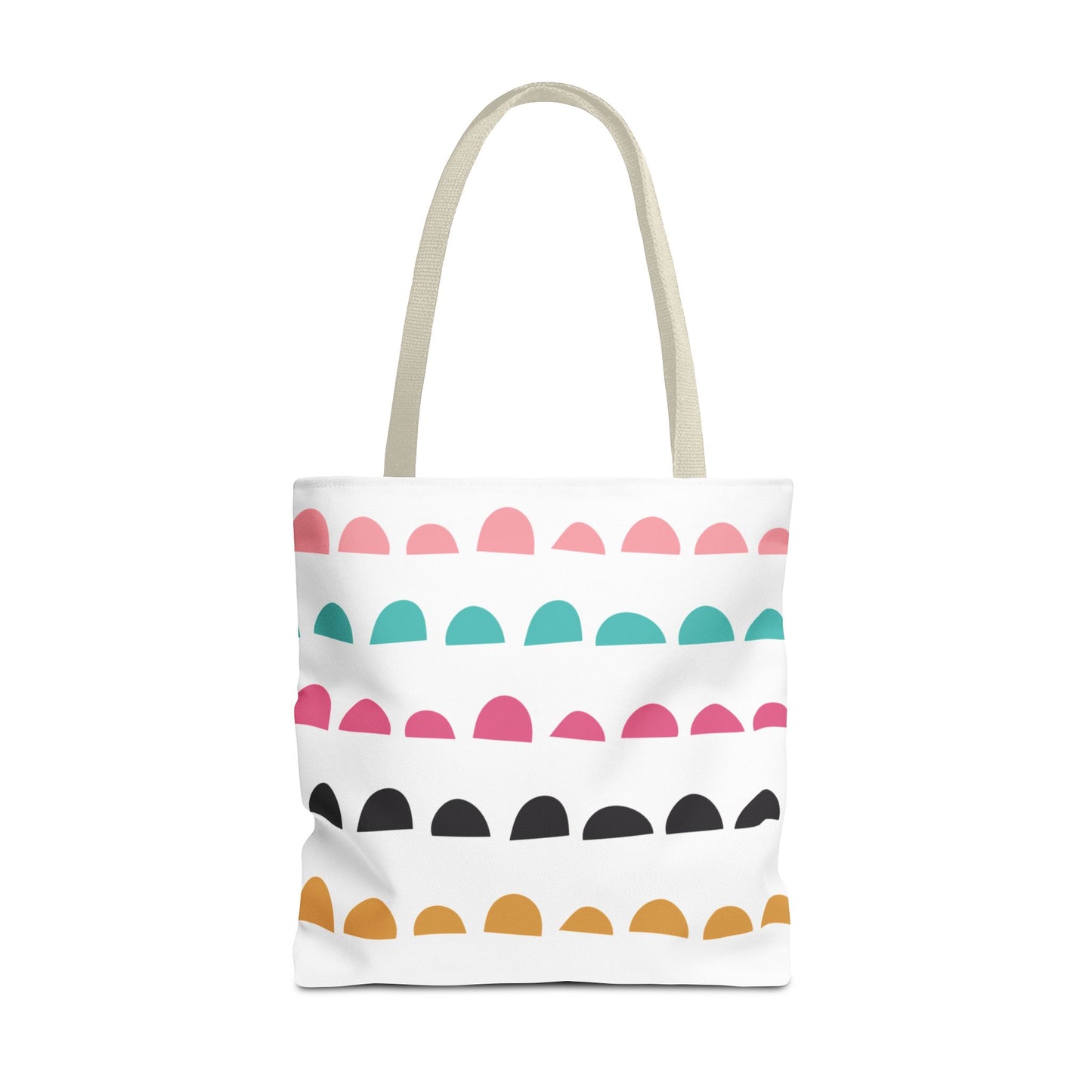 Colorful Arched Dots Tote Bag