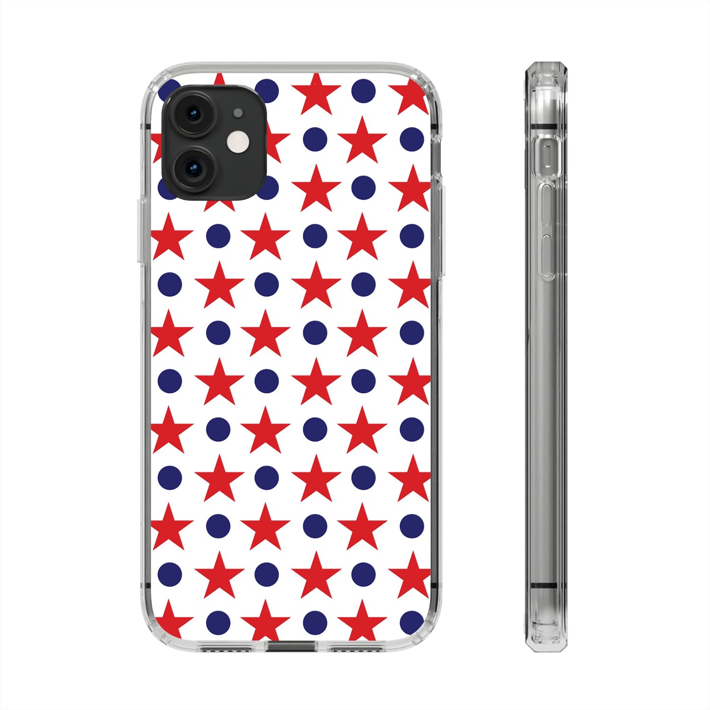 Patriotic Stars and Dots Phone Case