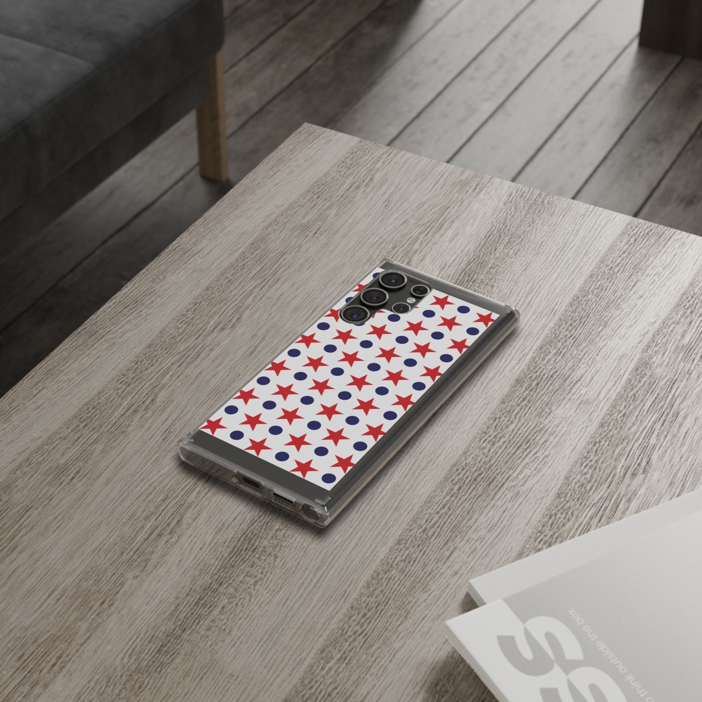 Patriotic Stars and Dots Phone Case