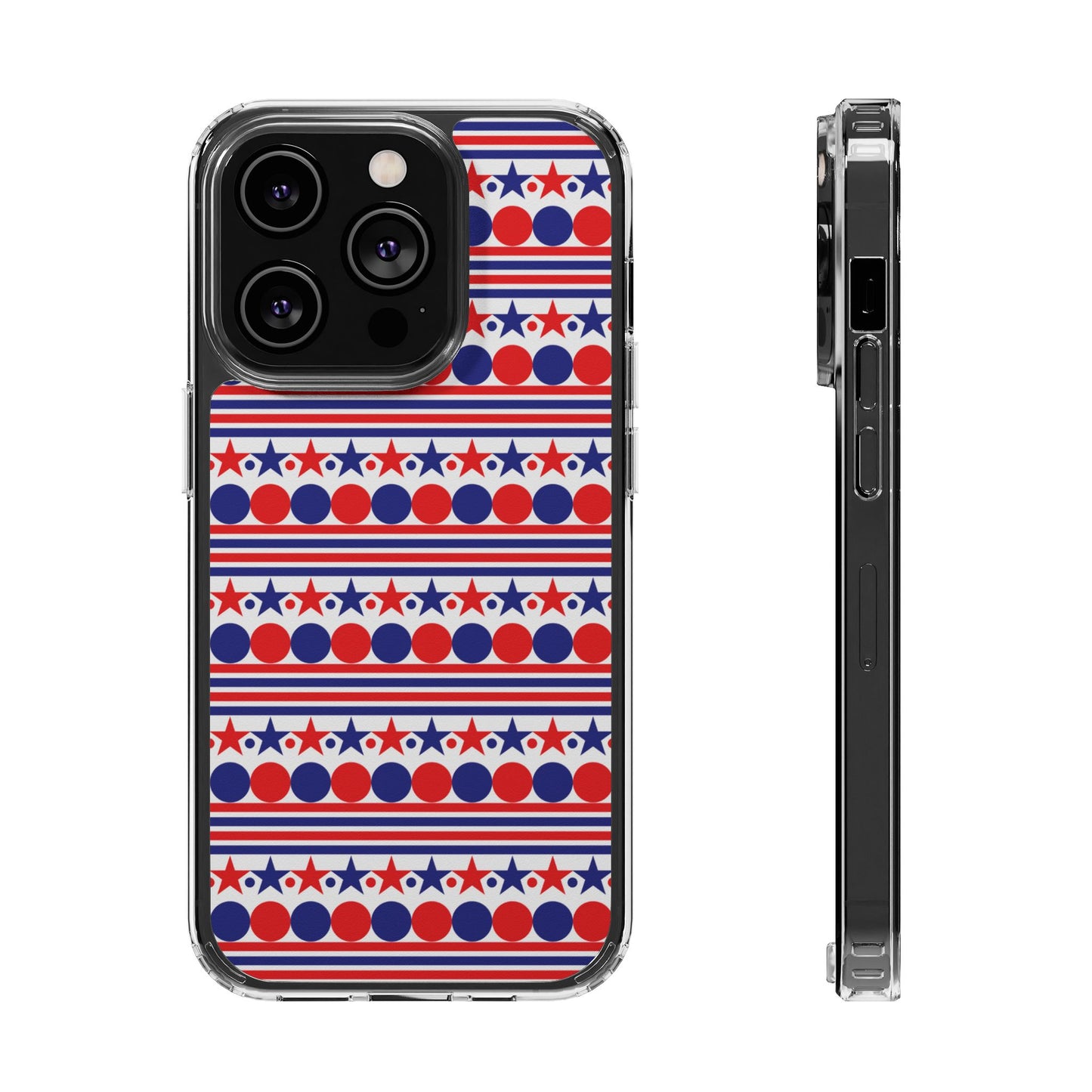 Patriotic Stripes and Stars Phone Case