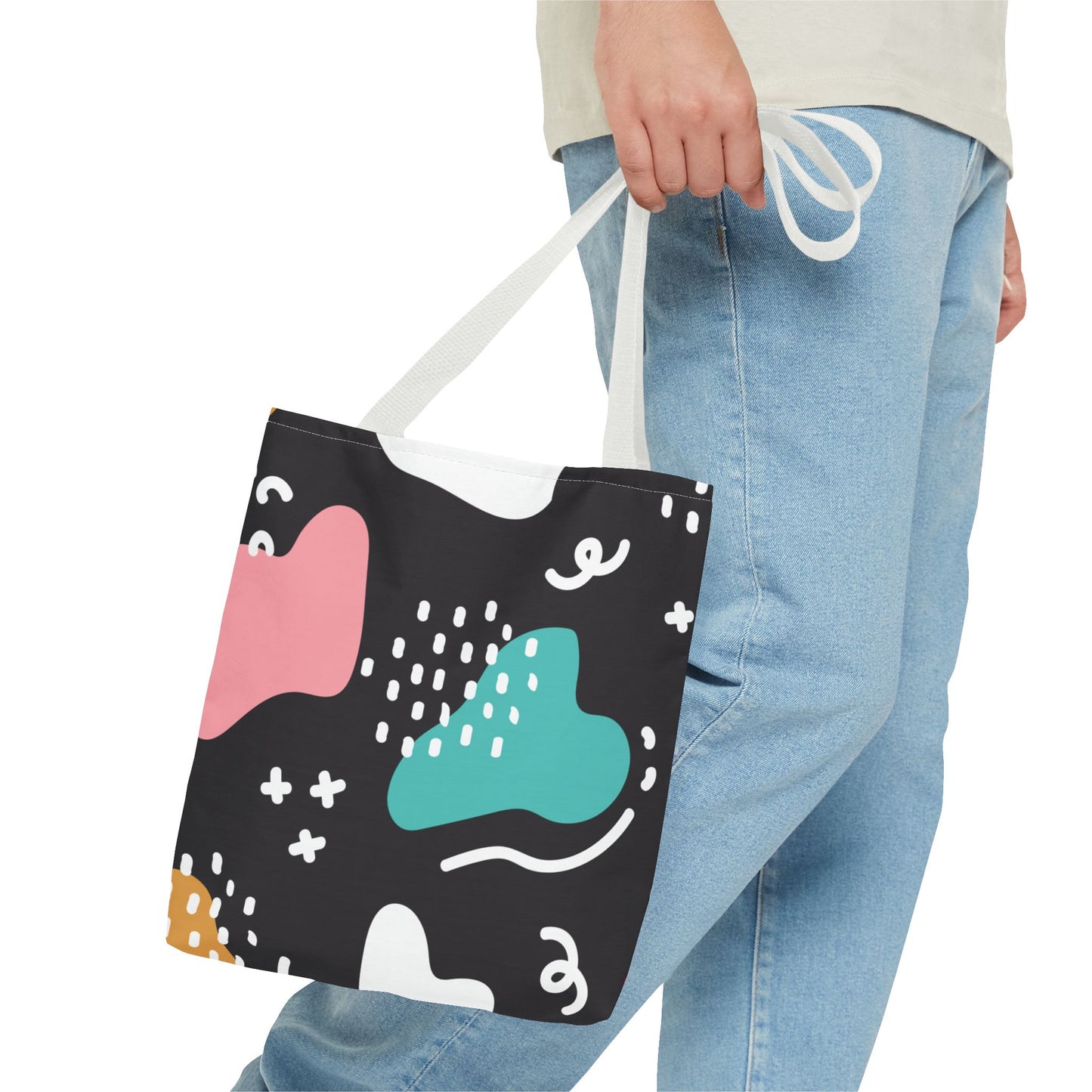 Modern Abstract Shapes Tote Bag