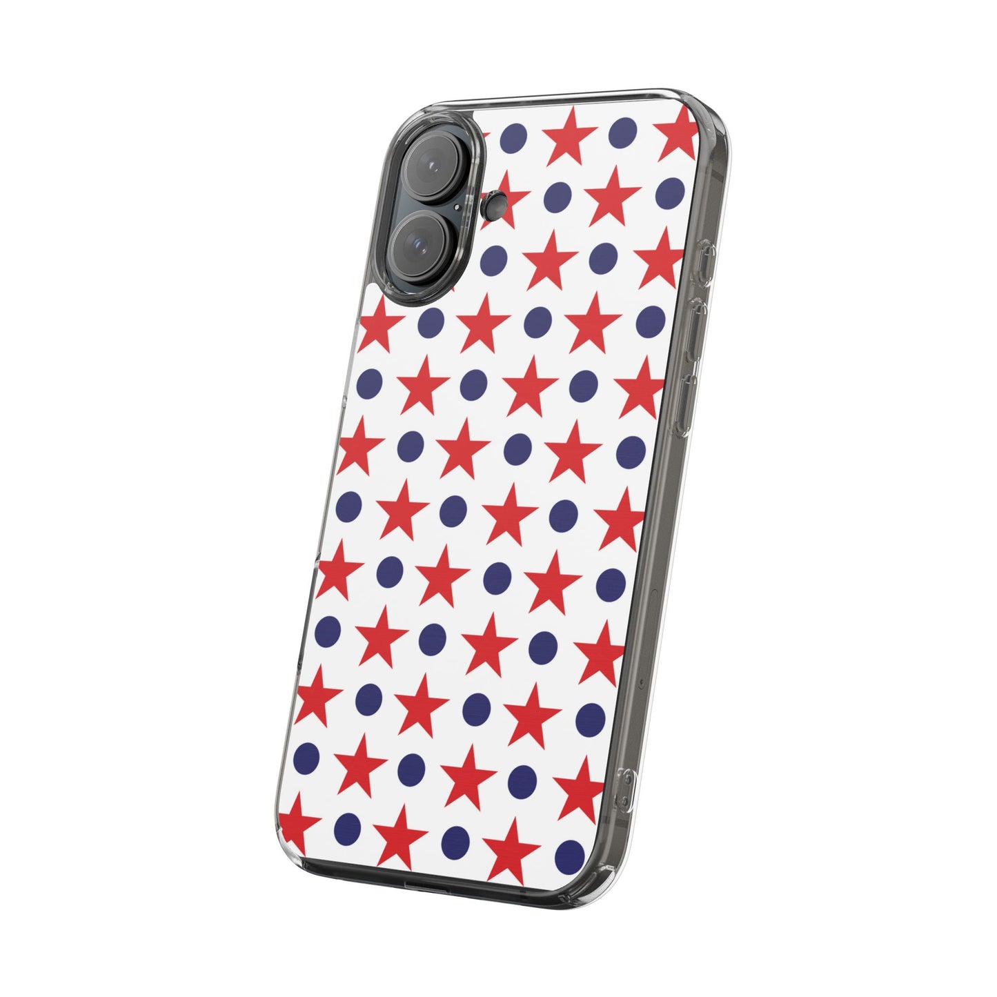 Patriotic Stars and Dots Phone Case