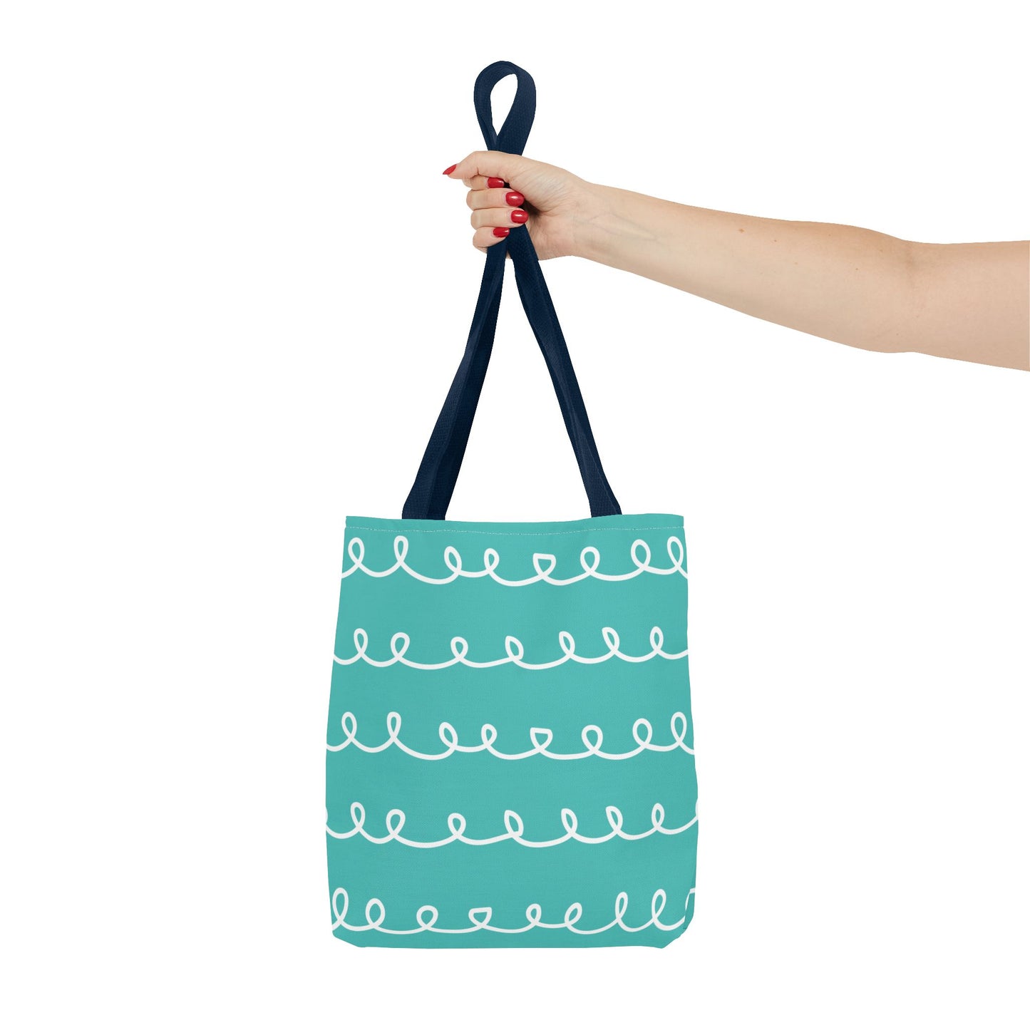 Turquoise Swirl Tote Bag