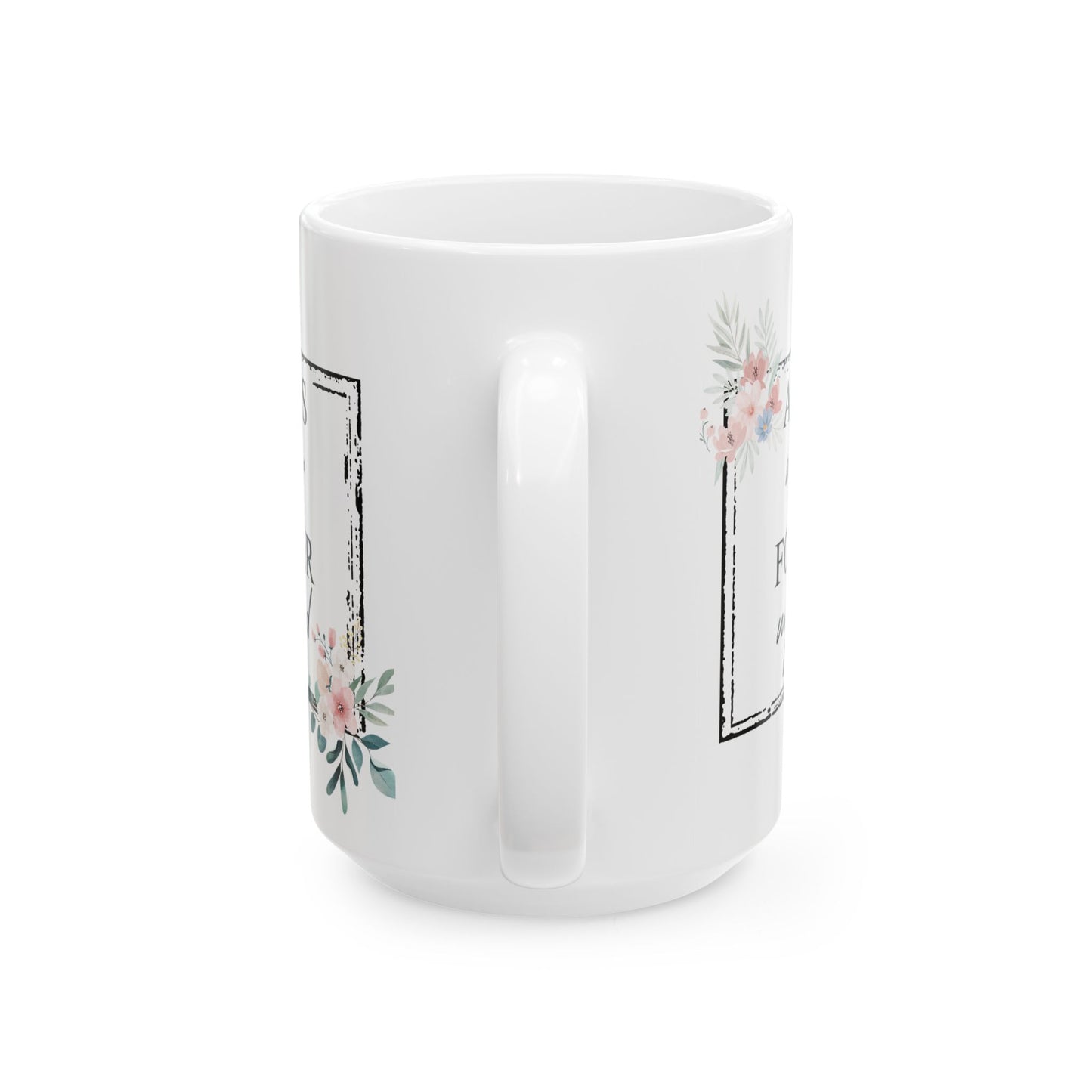 Floral Elegance Ceramic Mug