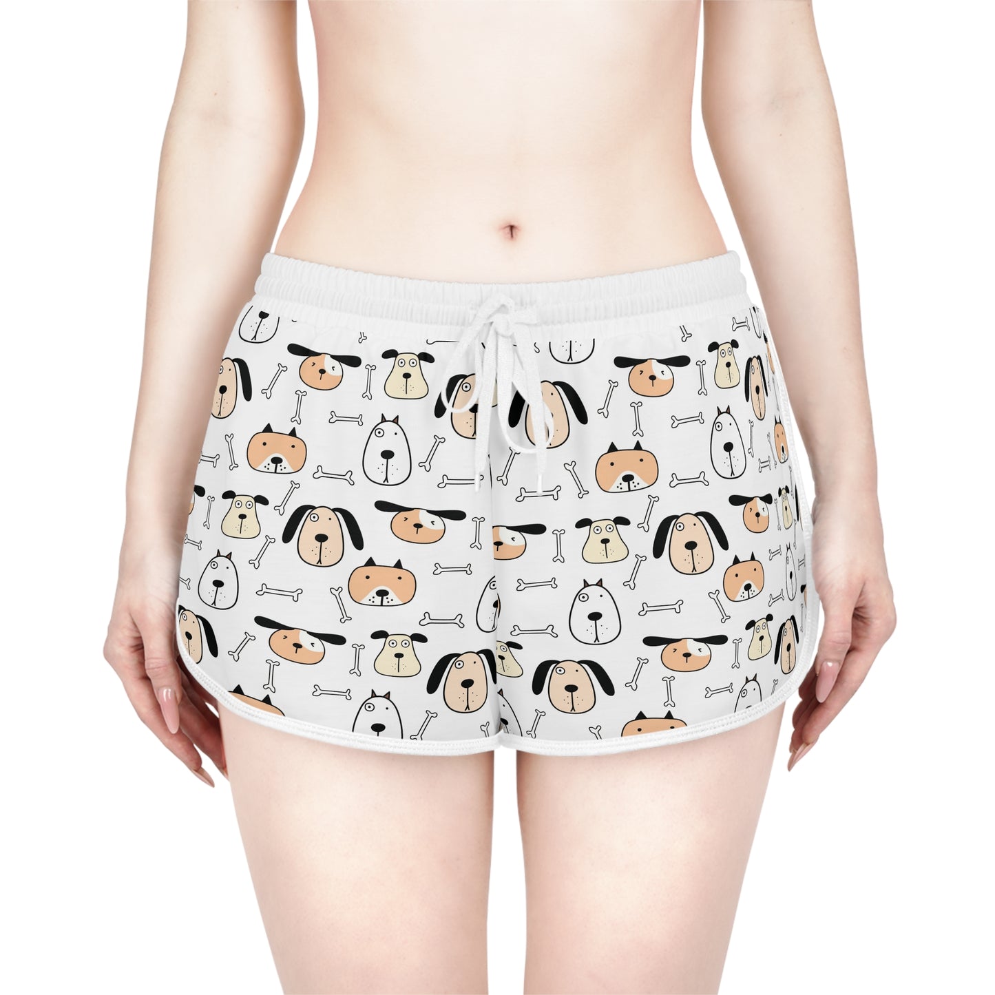 Playful Paws Dog Pattern Sweatshorts