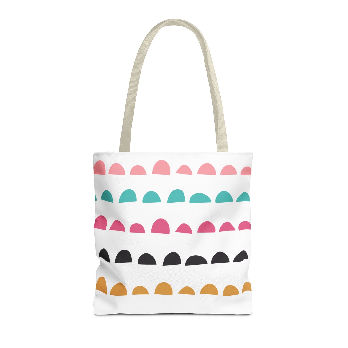 Colorful Arched Dots Tote Bag