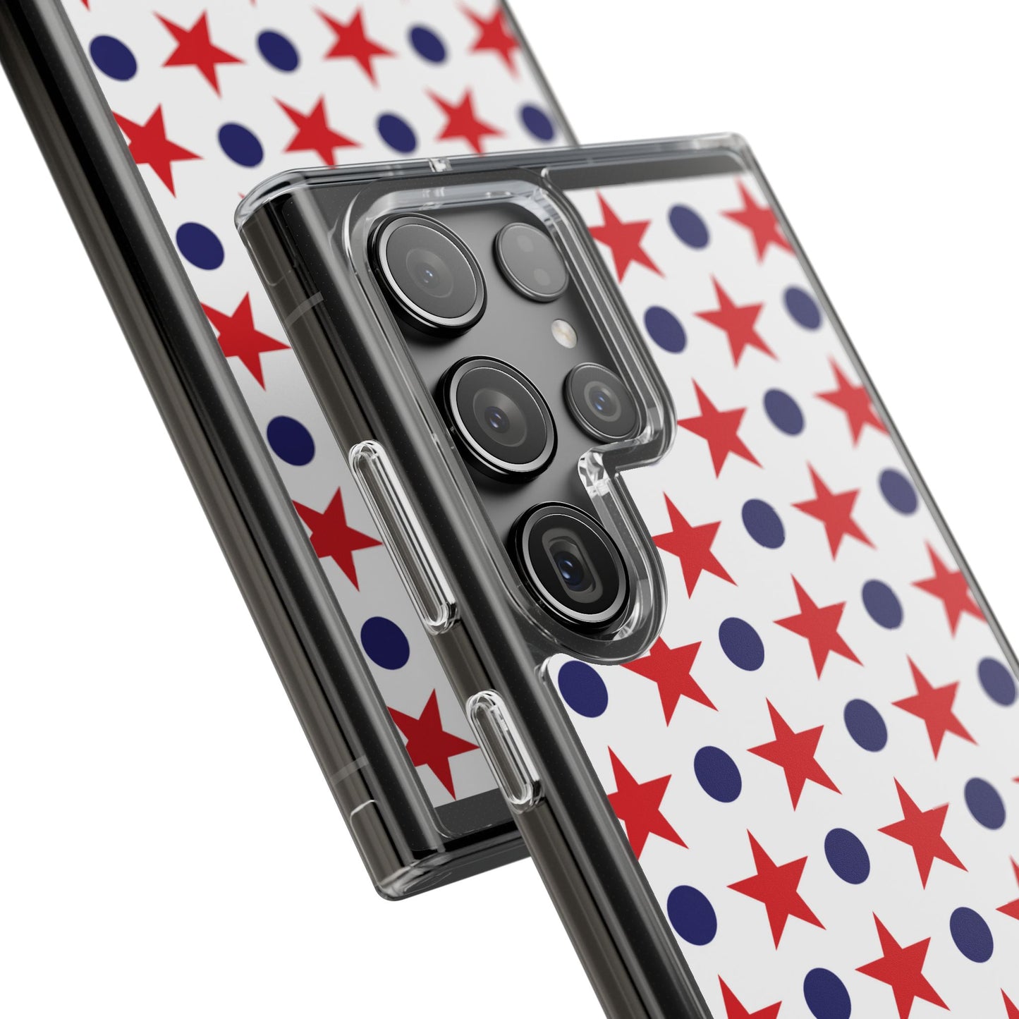 Patriotic Stars and Dots Phone Case