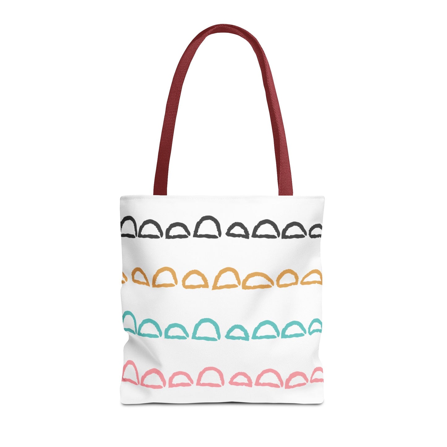 Rainbow Arch Stripes Tote Bag