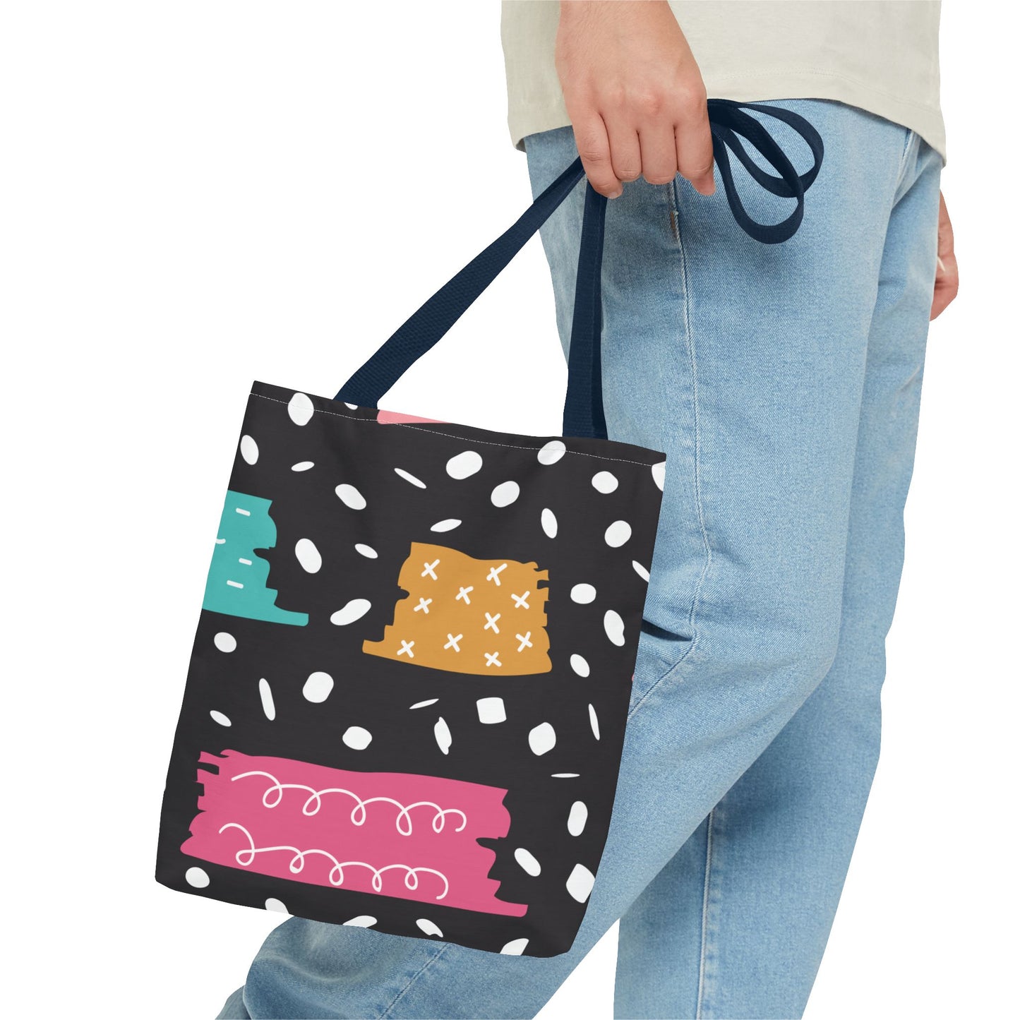 Abstract Brushstroke Tote Bag