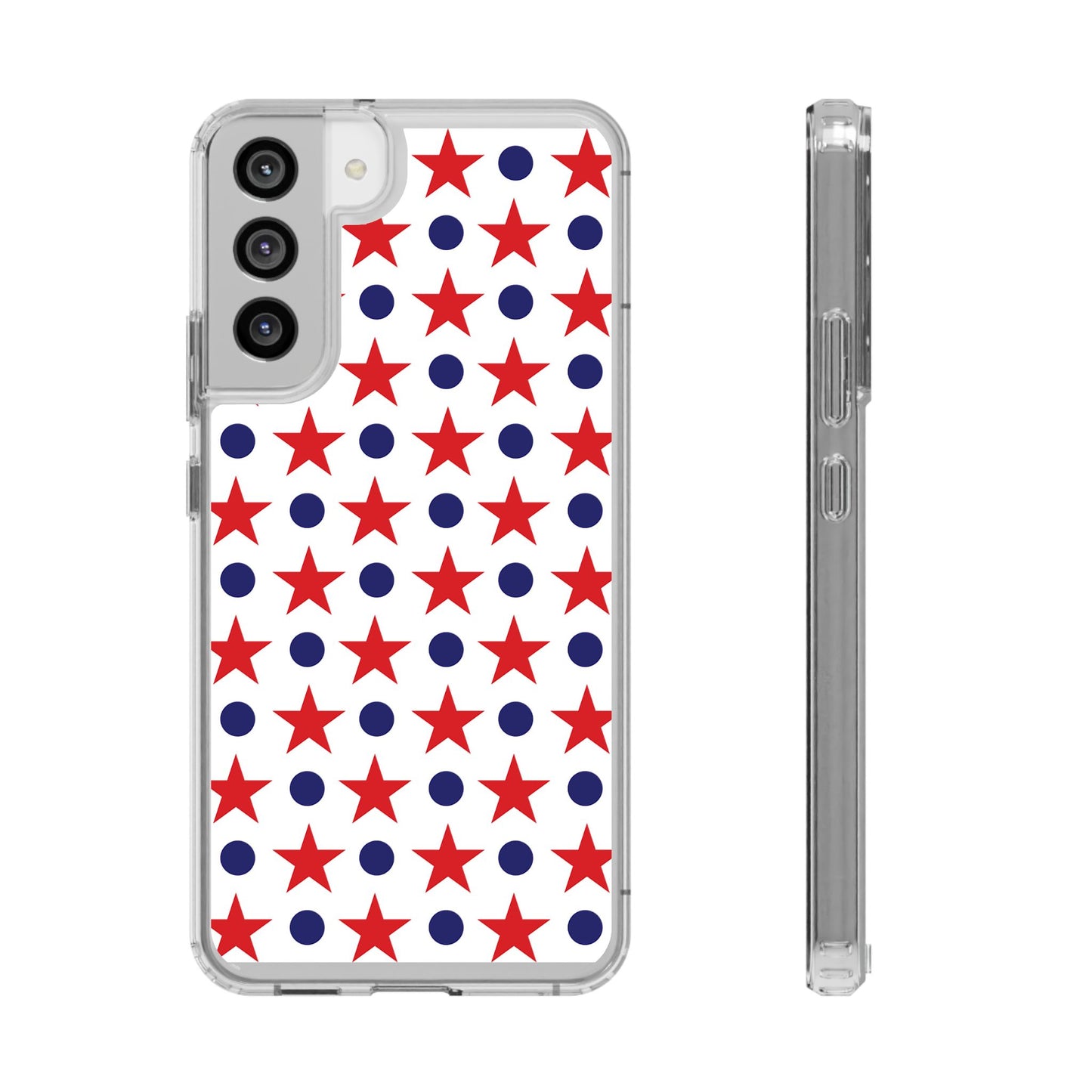 Patriotic Stars and Dots Phone Case