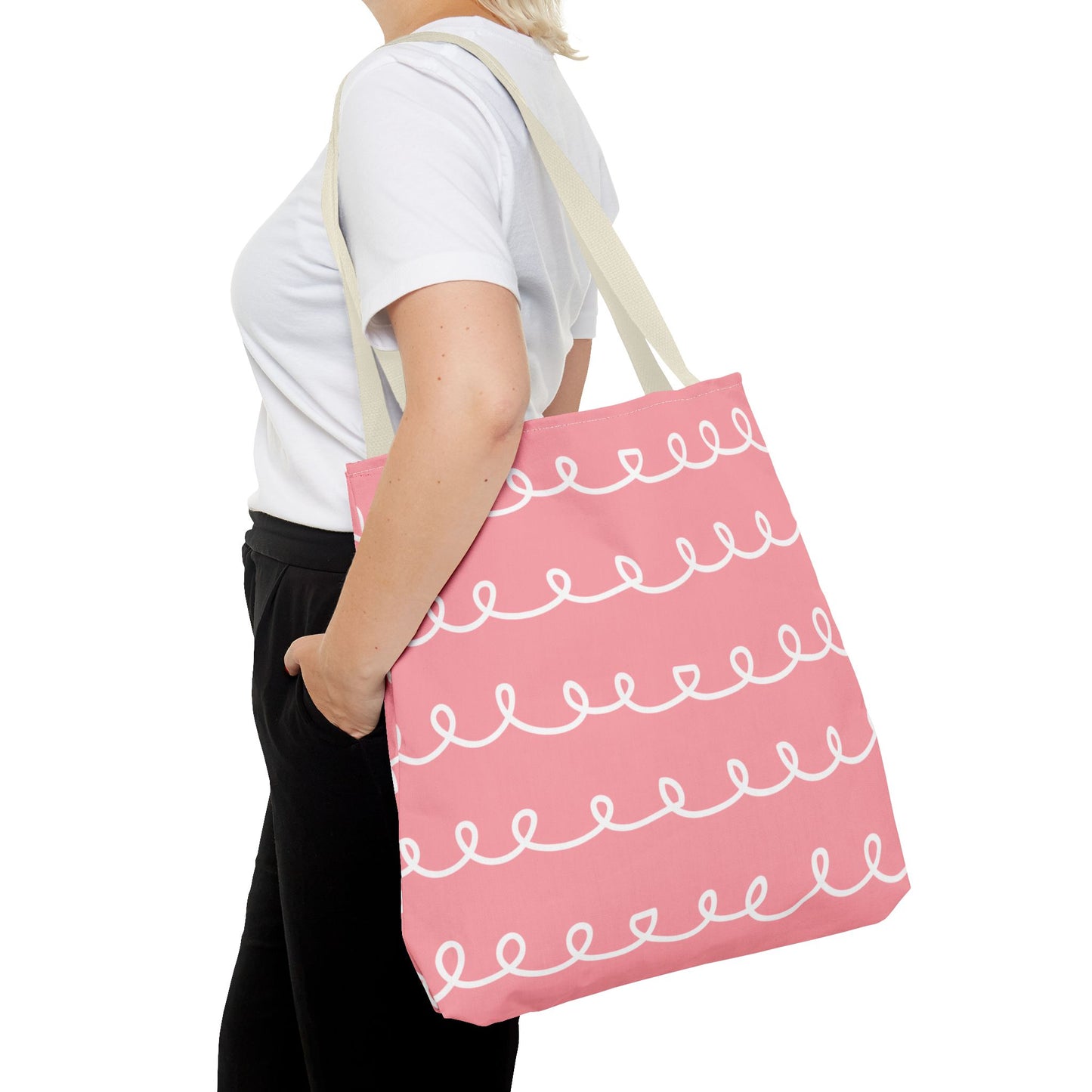 Pink Swirl Delight Tote Bag