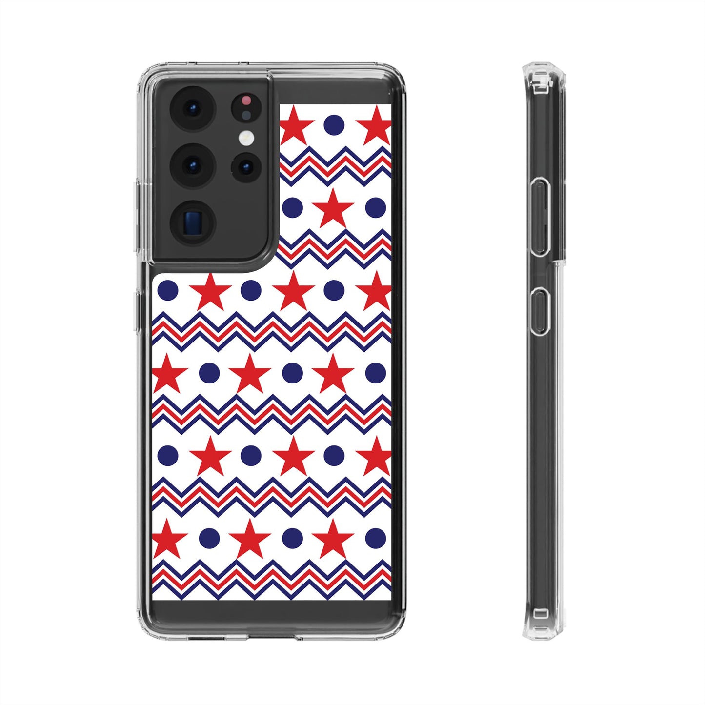 Patriotic Chevron Stars Phone Case