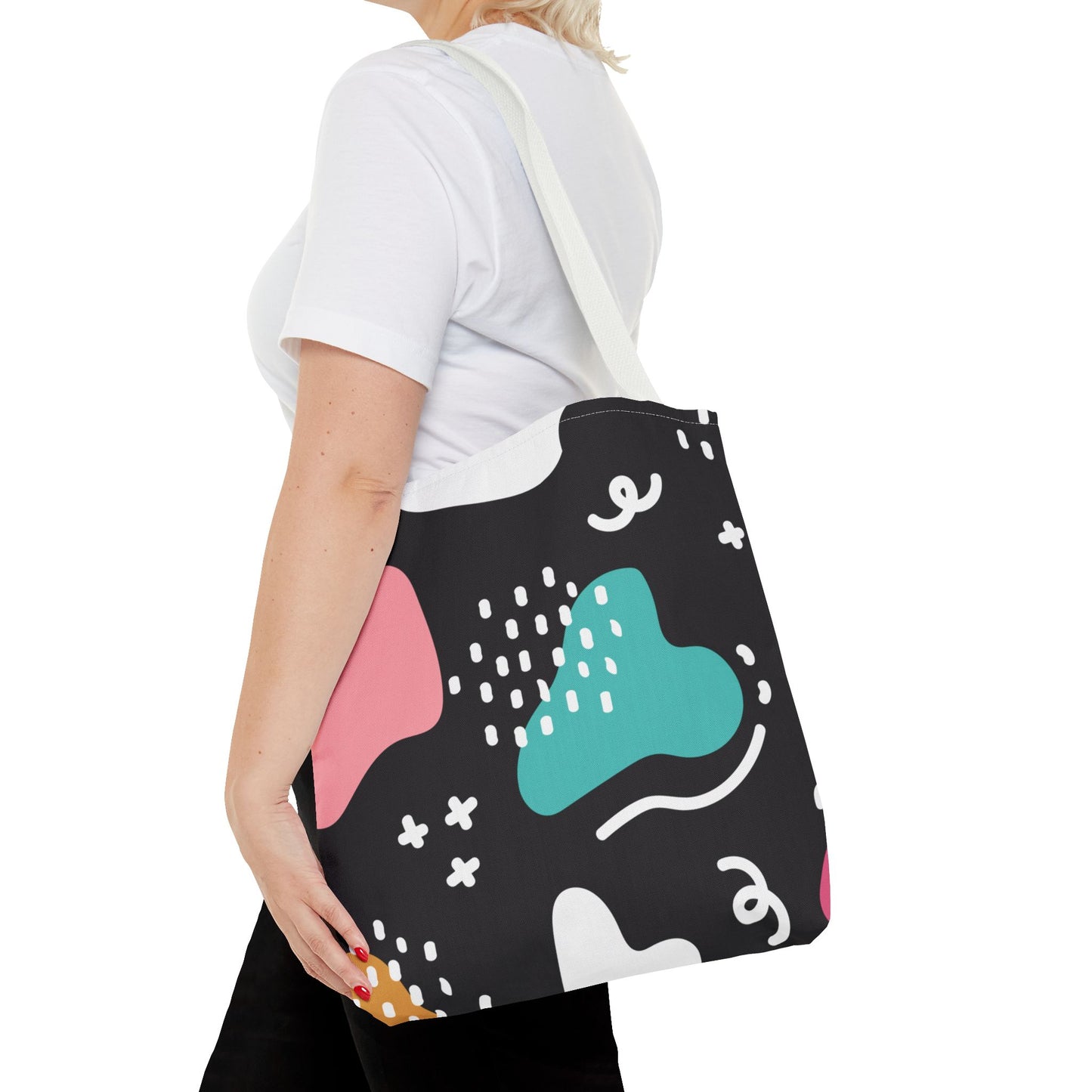 Modern Abstract Shapes Tote Bag