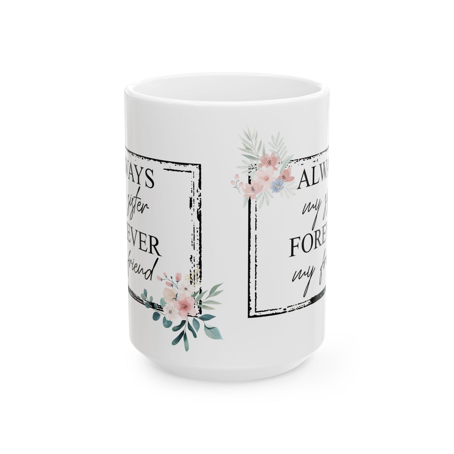 Floral Elegance Ceramic Mug