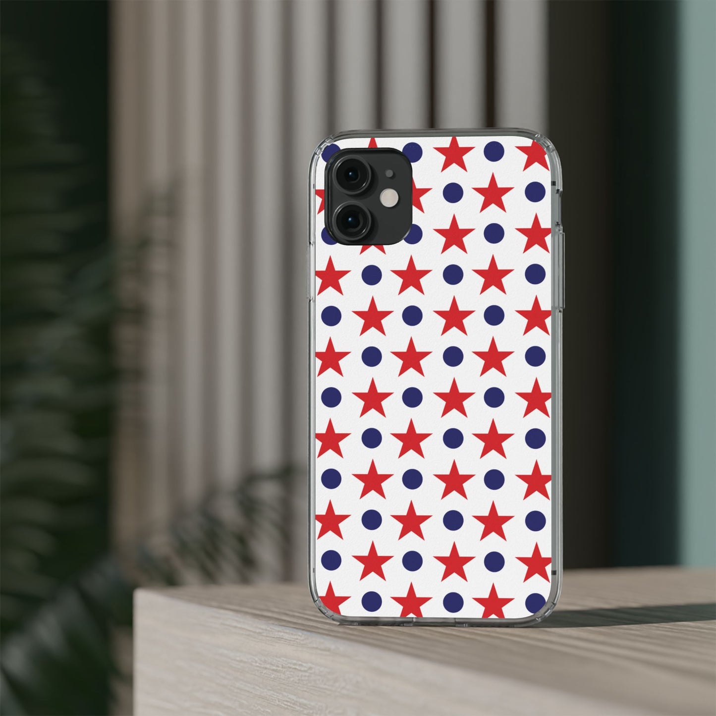 Patriotic Stars and Dots Phone Case