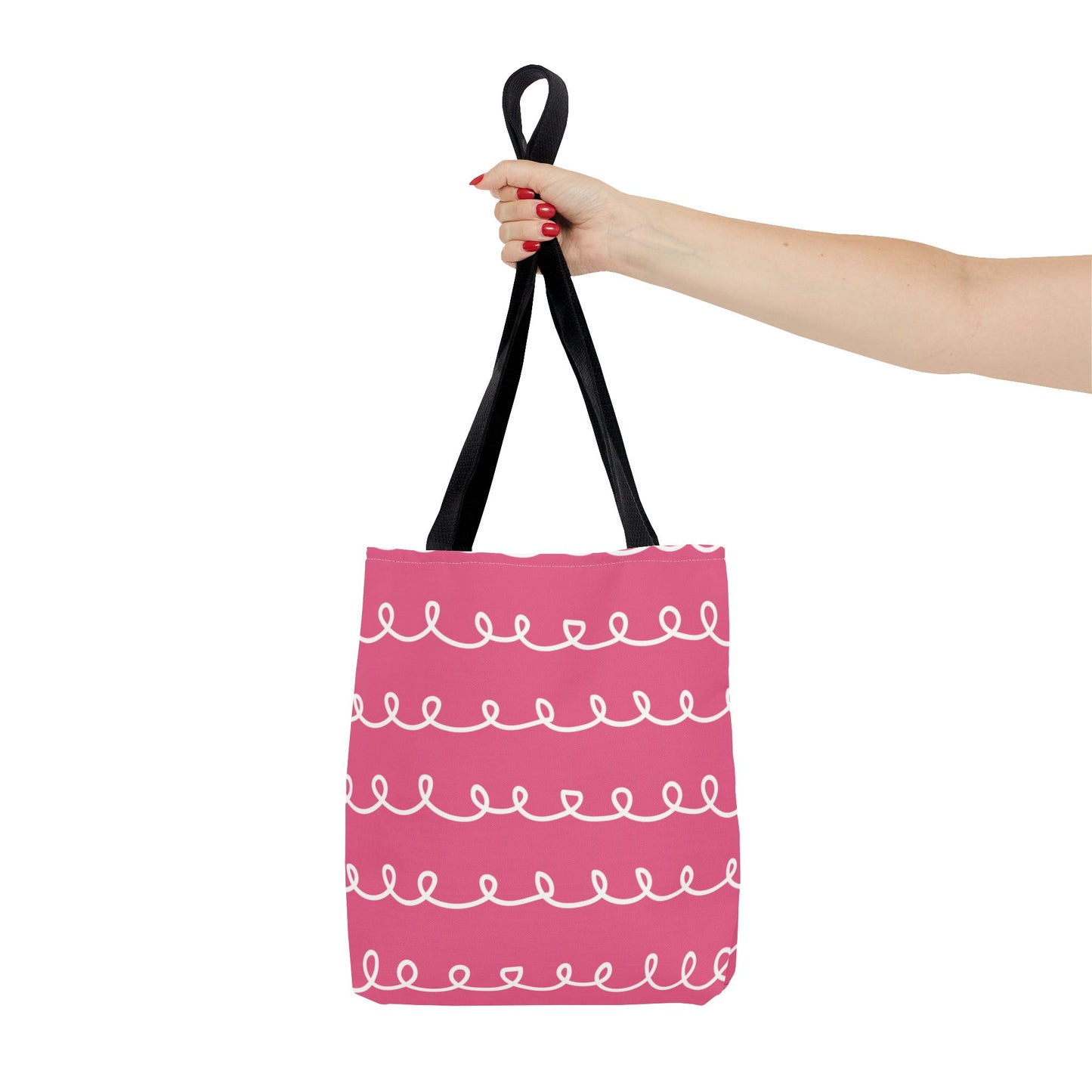 Pink Swirl Tote Bag