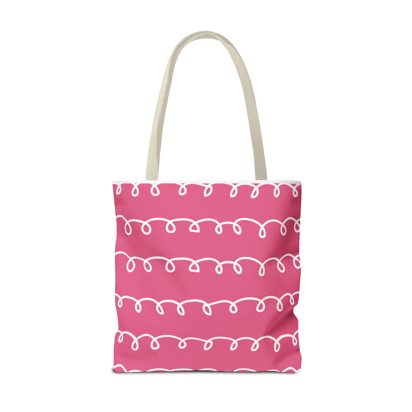 Pink Swirl Tote Bag