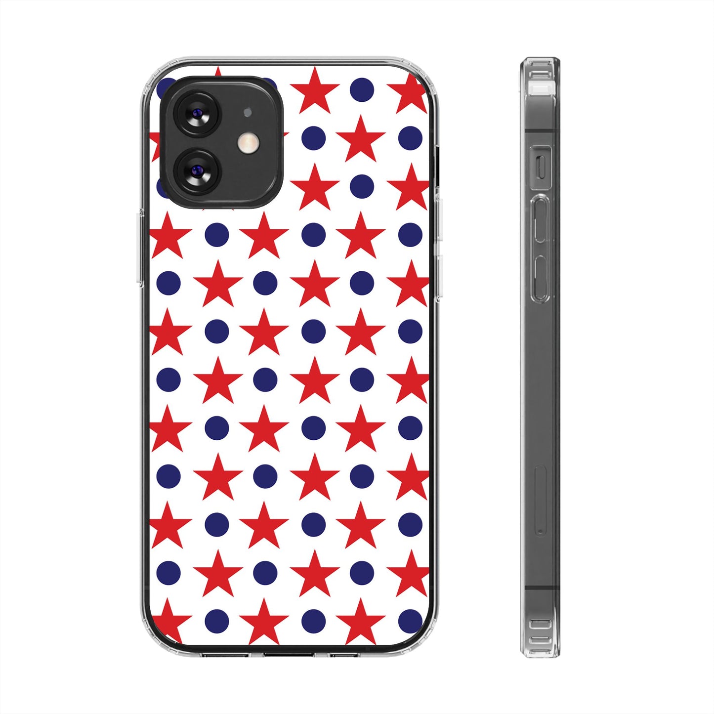 Patriotic Stars and Dots Phone Case