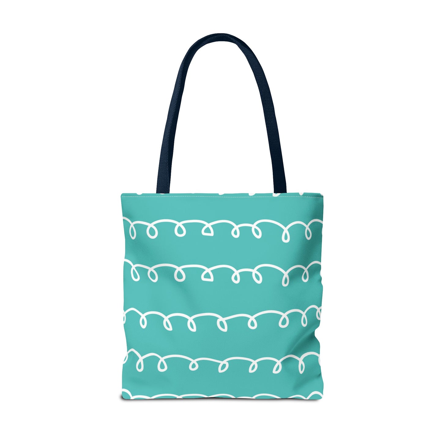 Turquoise Swirl Tote Bag