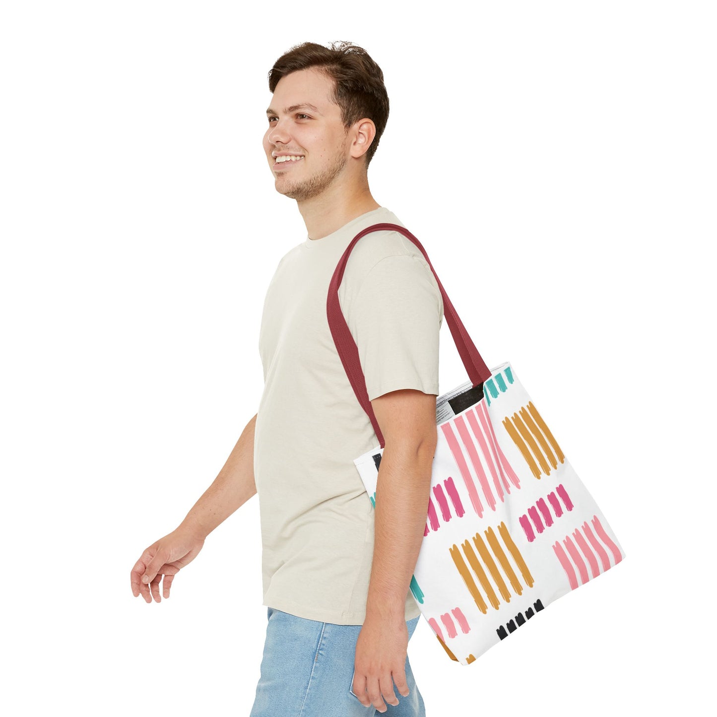 Painted Strokes Tote Bag