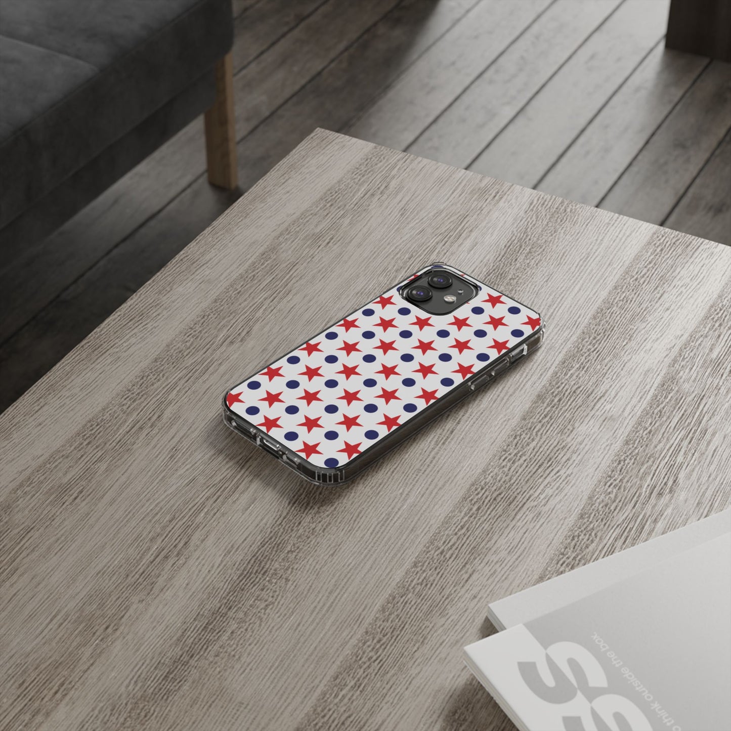 Patriotic Stars and Dots Phone Case