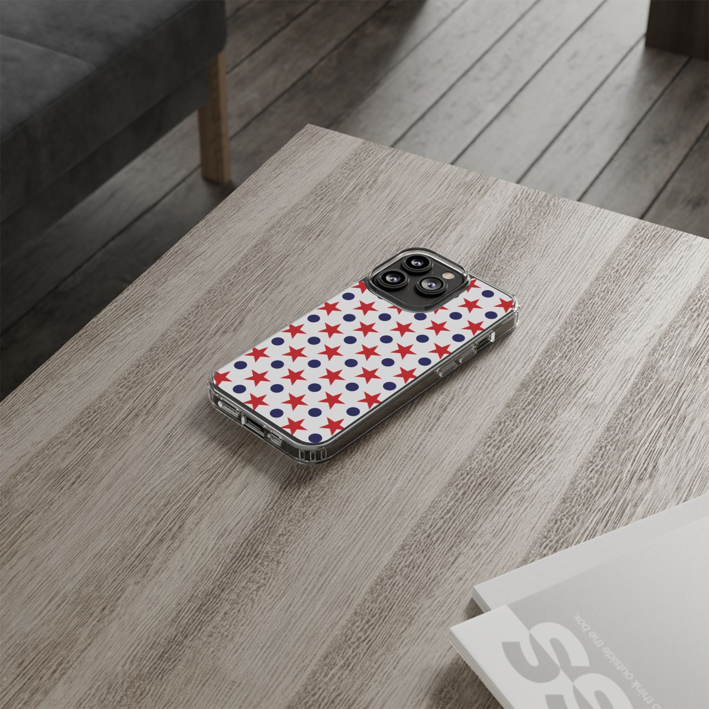 Patriotic Stars and Dots Phone Case