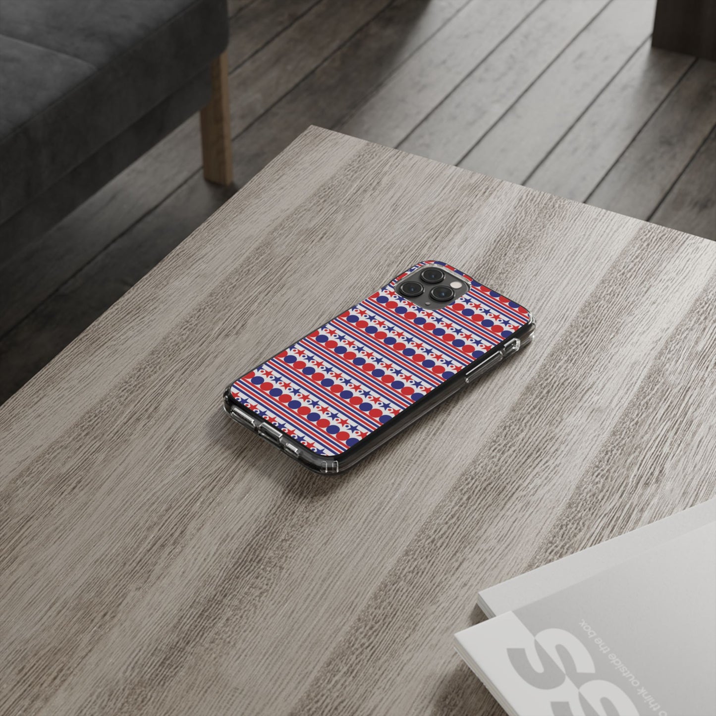 Patriotic Stripes and Stars Phone Case