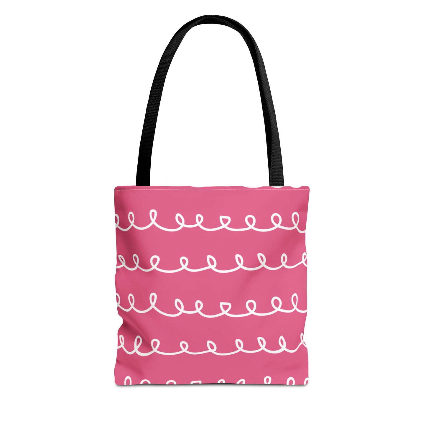 Pink Swirl Tote Bag