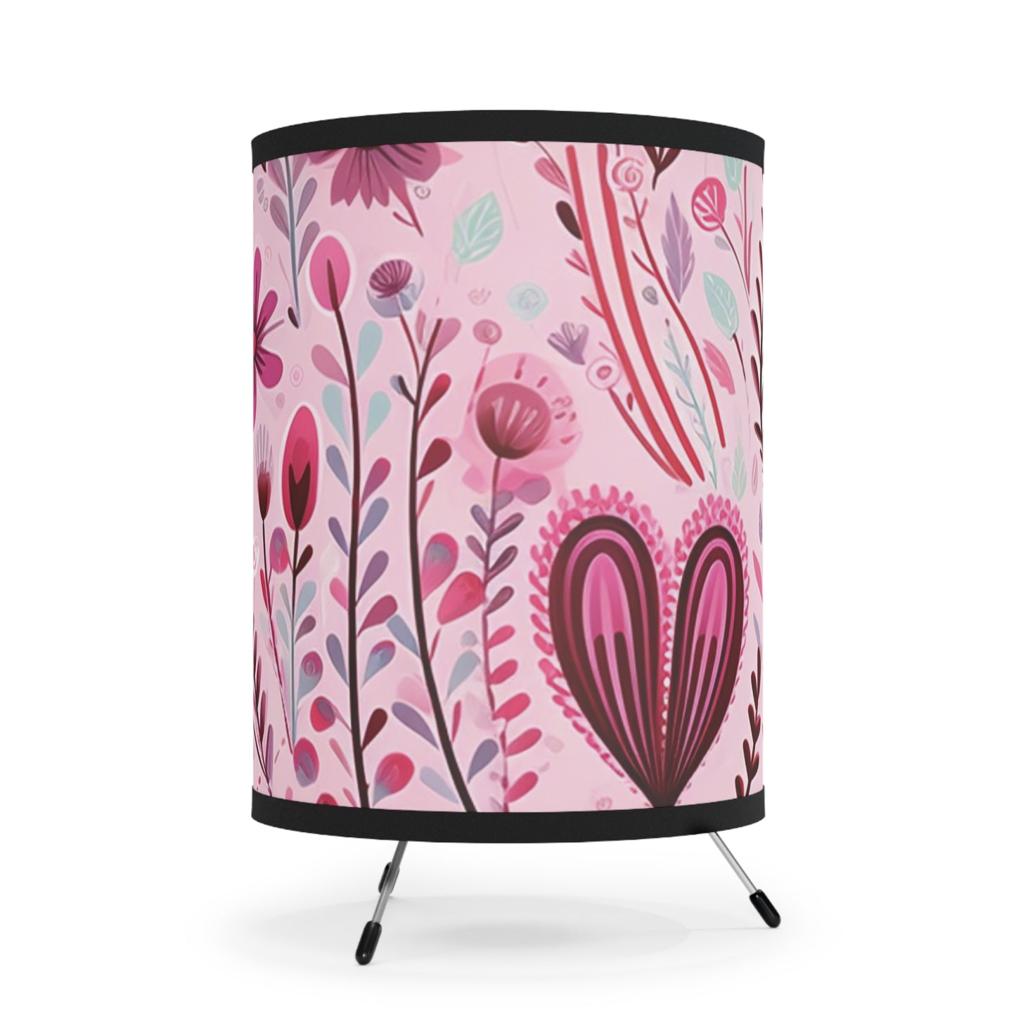 Romantic Blooms Tripod Lamp