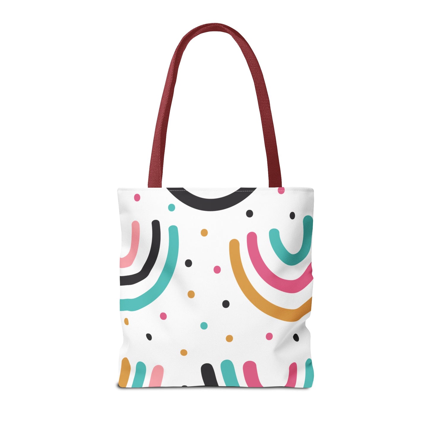 Rainbow Dots Tote Bag