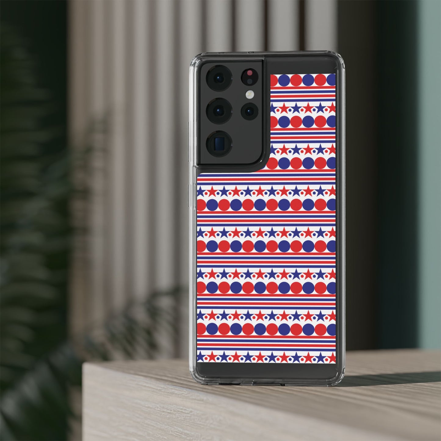 Patriotic Stripes and Stars Phone Case