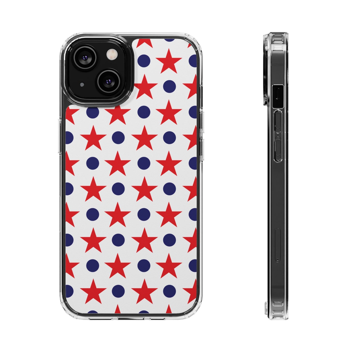 Patriotic Stars and Dots Phone Case