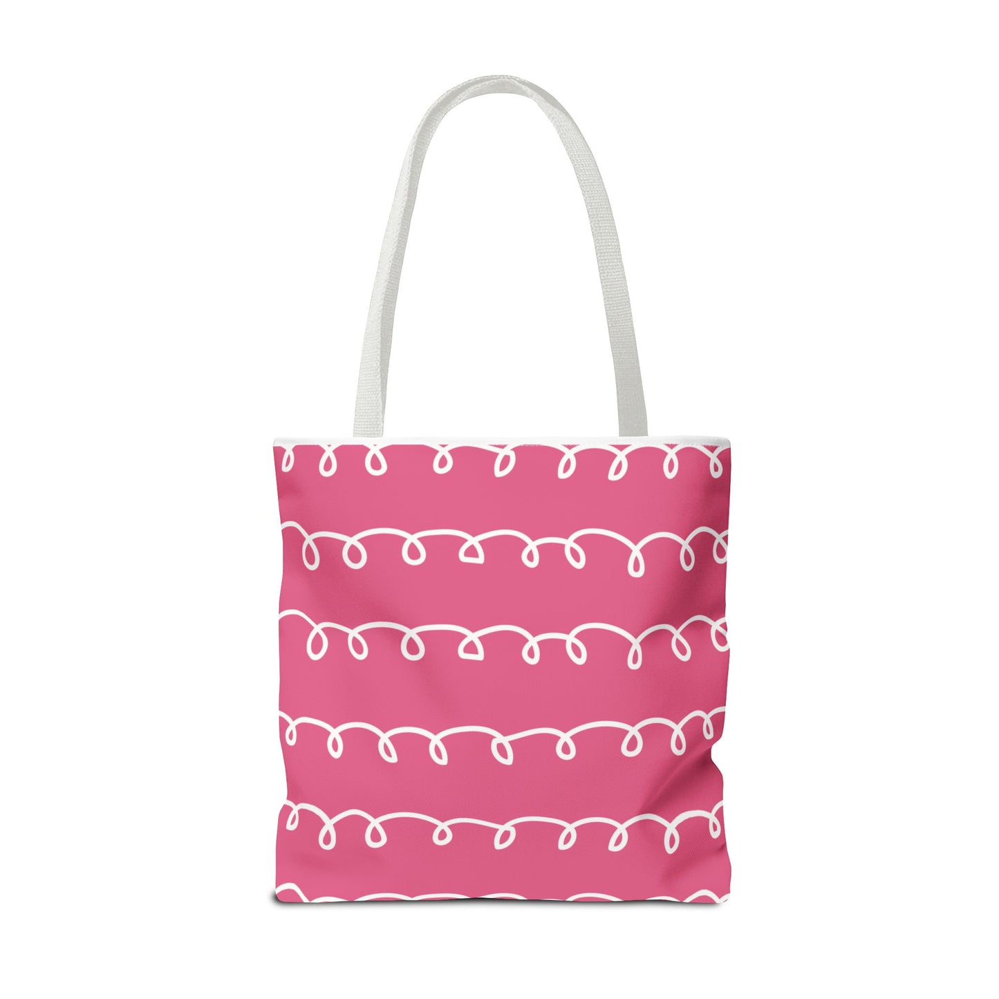 Pink Swirl Tote Bag