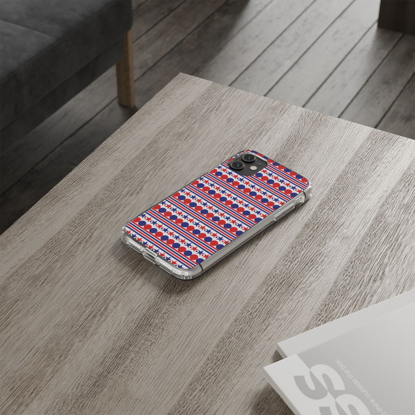 Patriotic Stripes and Stars Phone Case