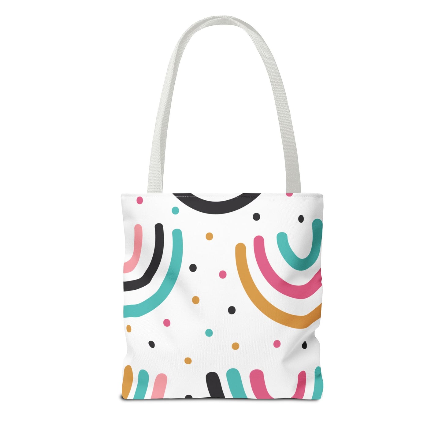 Rainbow Dots Tote Bag