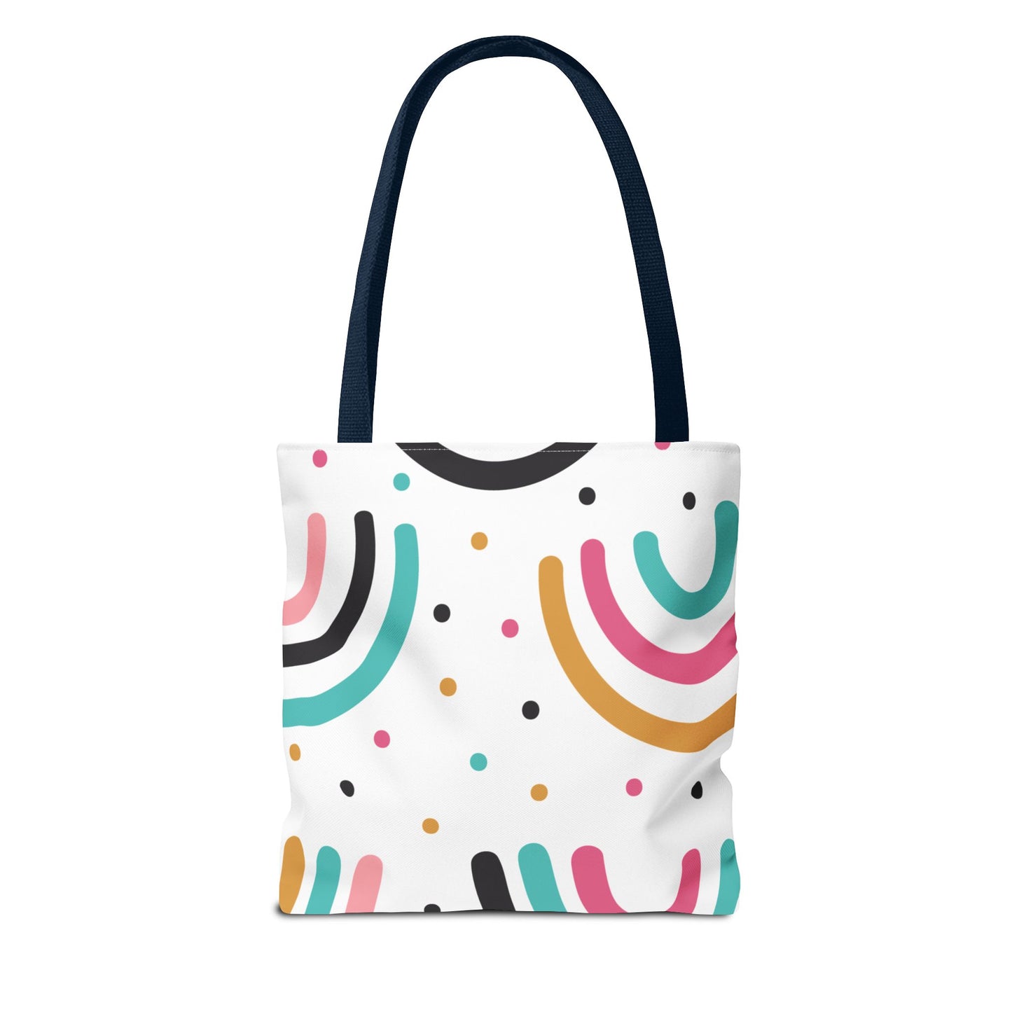 Rainbow Dots Tote Bag