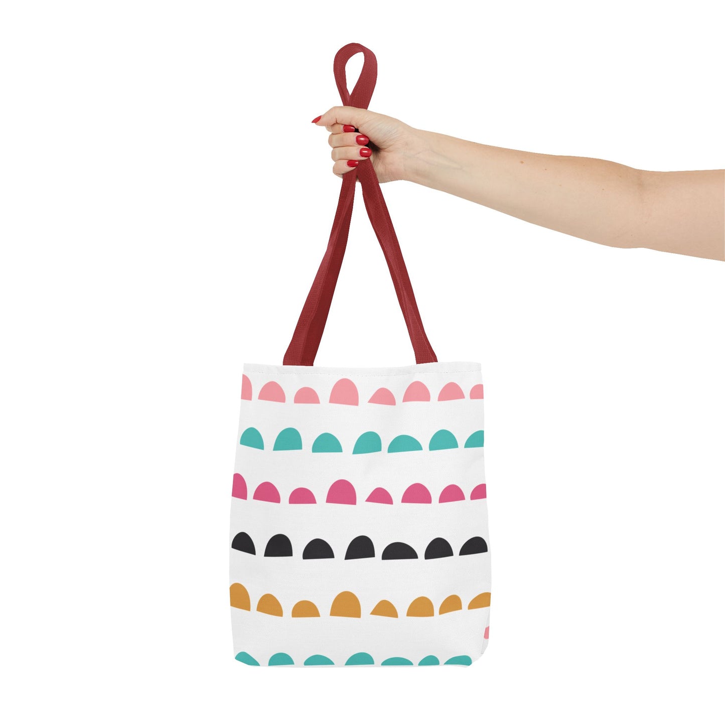 Colorful Arched Dots Tote Bag