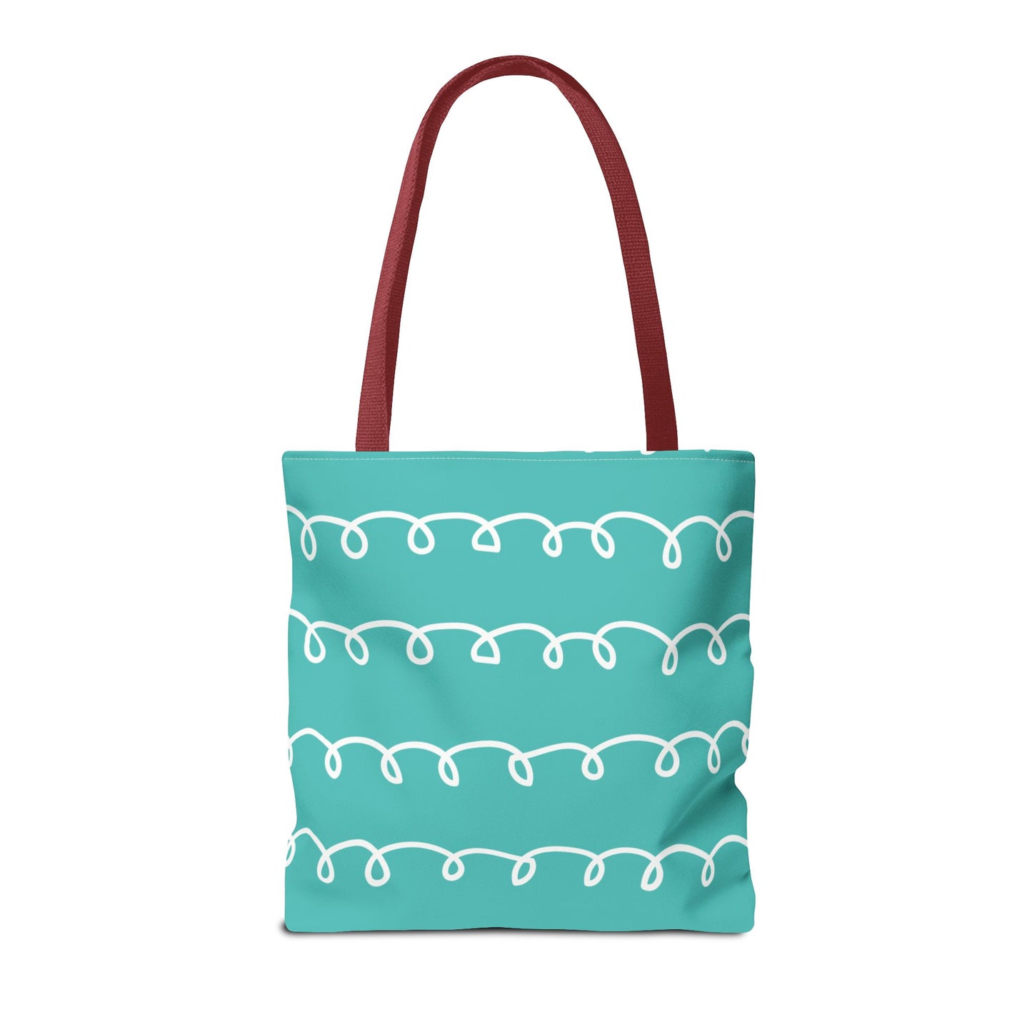 Turquoise Swirl Tote Bag