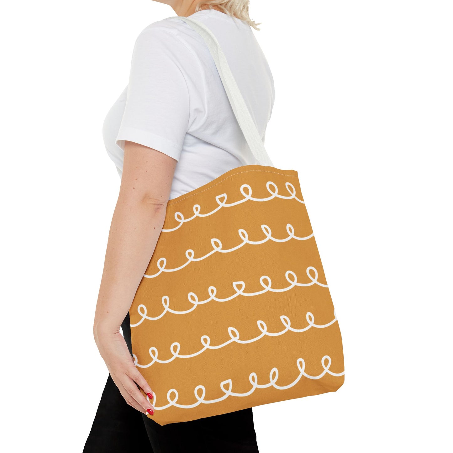 Golden Swirl Tote Bag