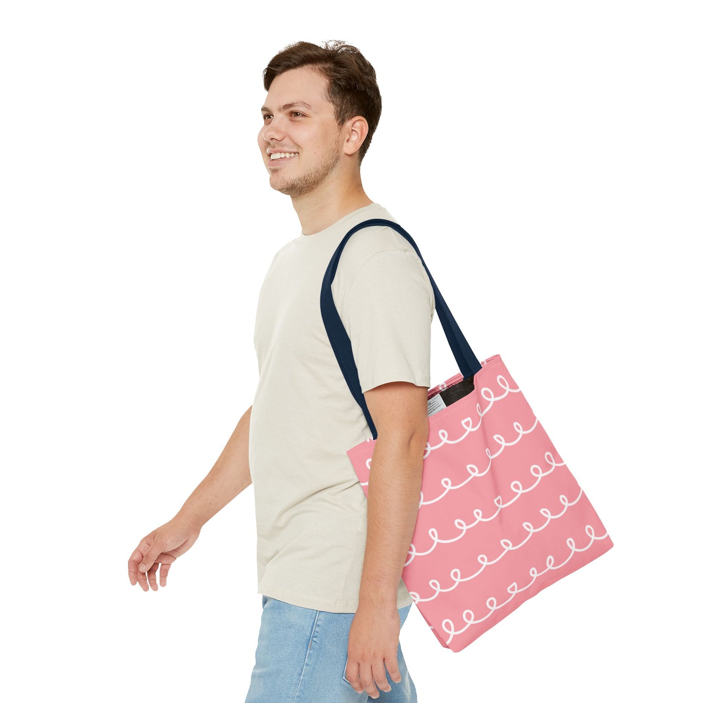 Pink Swirl Delight Tote Bag