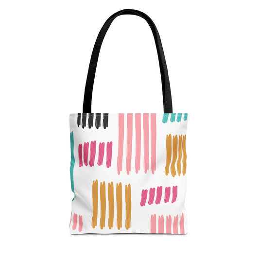 Painted Strokes Tote Bag