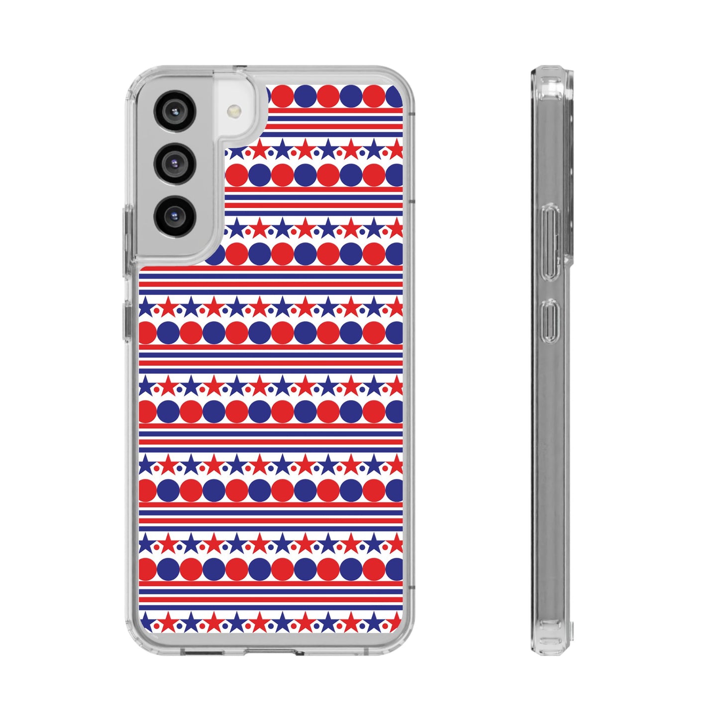 Patriotic Stripes and Stars Phone Case