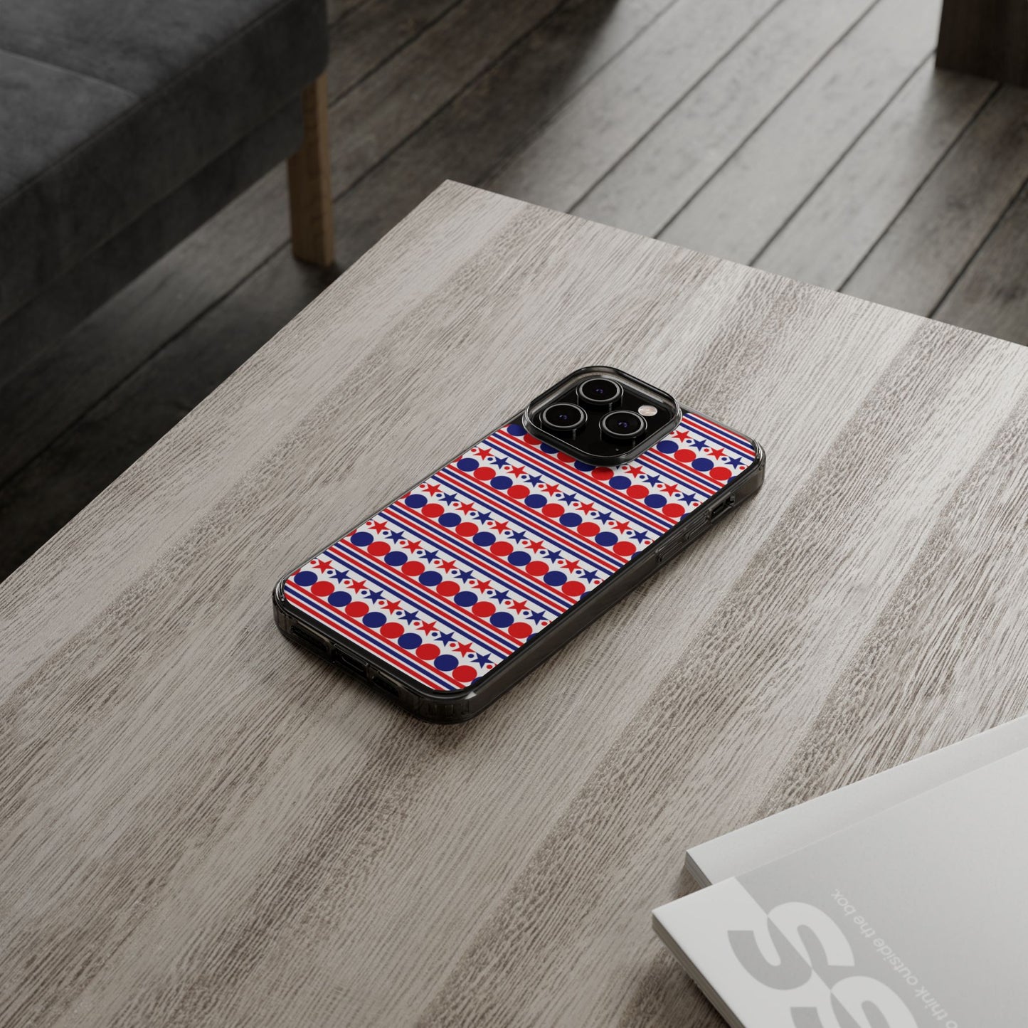 Patriotic Stripes and Stars Phone Case