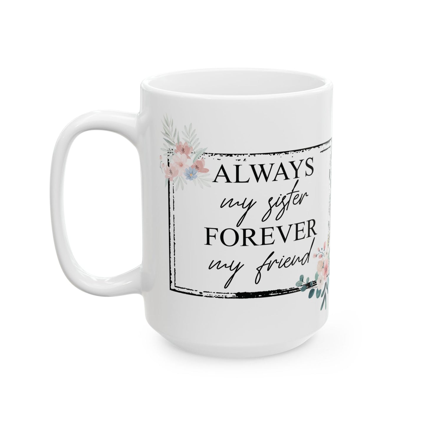 Floral Elegance Ceramic Mug