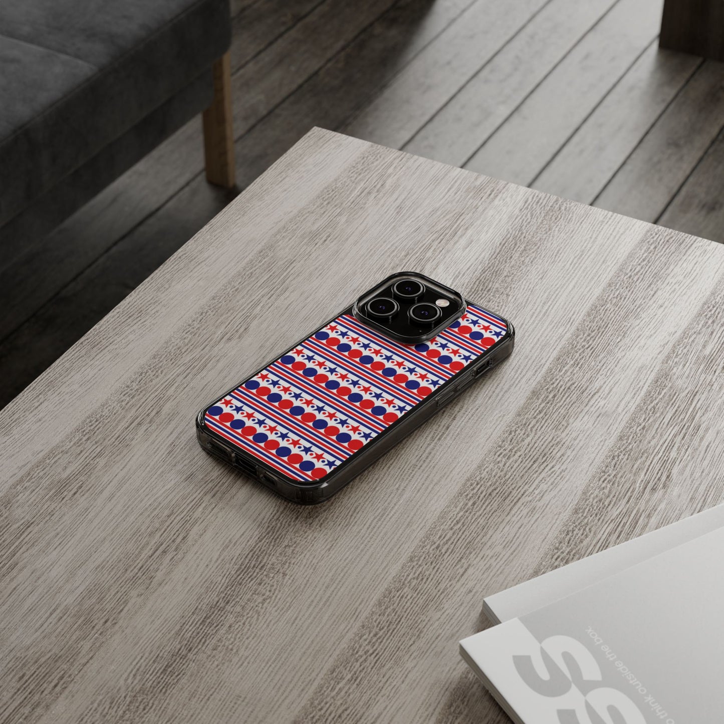 Patriotic Stripes and Stars Phone Case