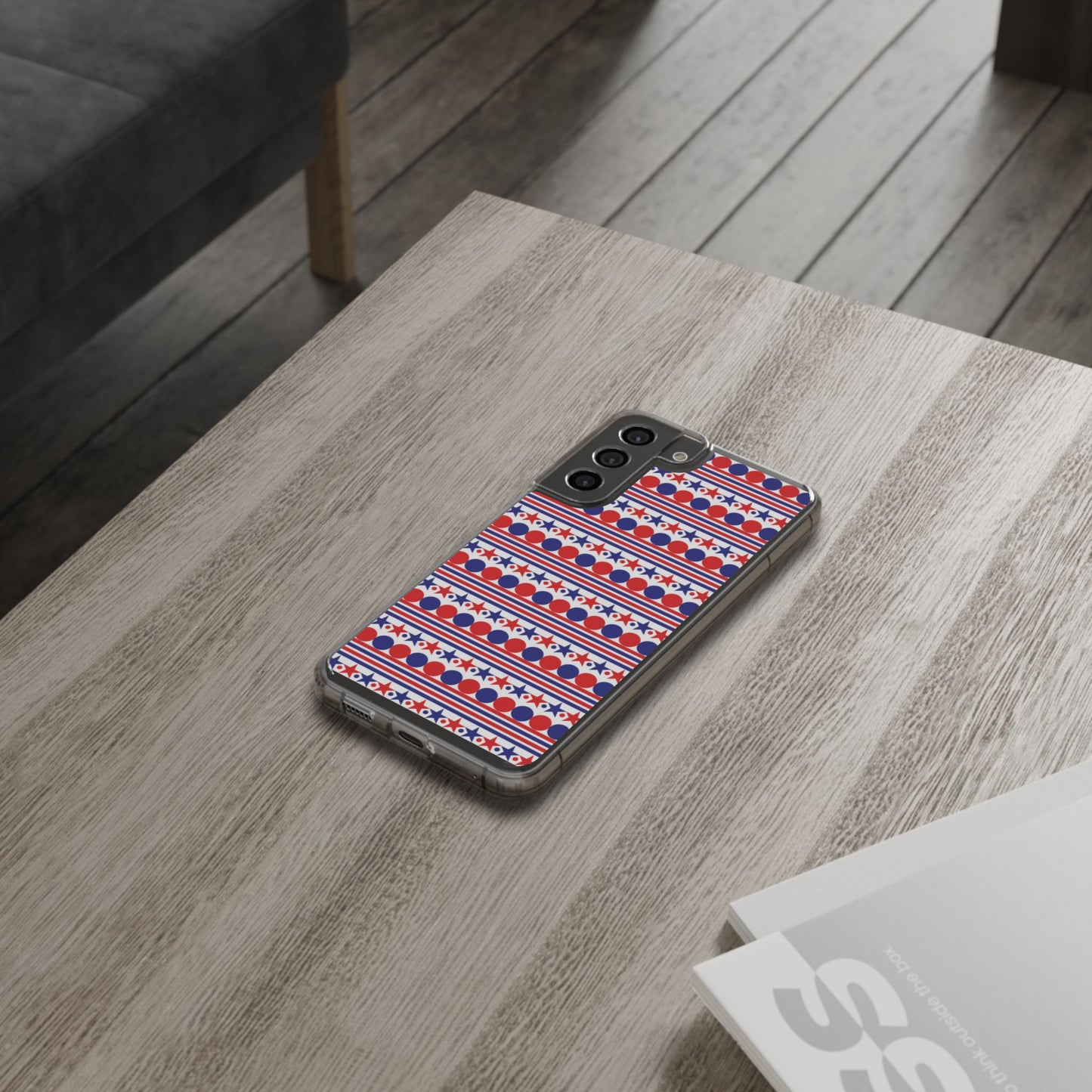 Patriotic Stripes and Stars Phone Case